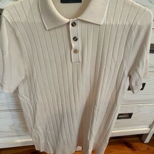 Men's Cream Polo Shirt